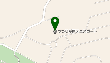 つつじが原テニスコートの地図画像