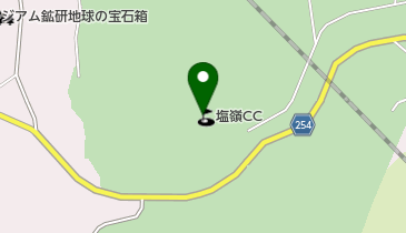 塩嶺カントリークラブの地図画像