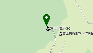 富士見高原ゴルフコースの地図画像
