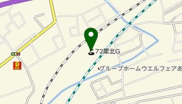 72犀北ゴルフセンターの地図画像