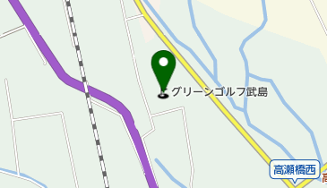 グリーンゴルフ武島の地図画像