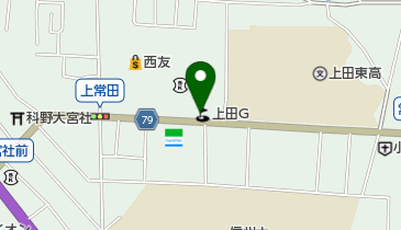 上田ゴルフセンターの地図画像