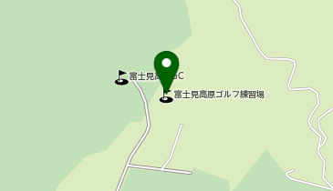 富士見高原ゴルフ練習場の地図画像