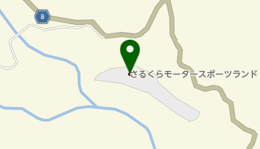 さるくらモータースポーツランドの地図画像
