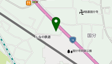 プラチナレーンズ上田店の地図画像