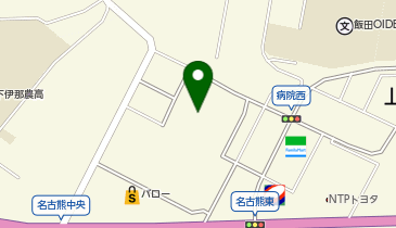 アピタ飯田店ゲームコーナーの地図画像