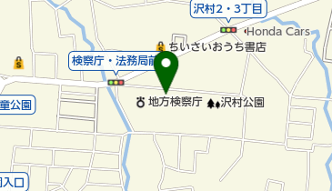 松本市沢村市民プールの地図画像