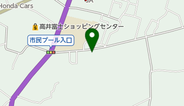 中野市民プールの地図画像