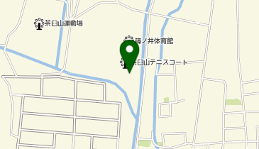 茶臼山屋内運動場の地図画像