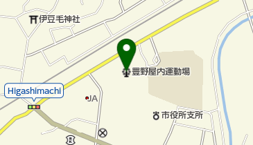 豊野屋内運動場の地図画像