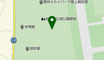 松本平広域公園補助競技場の地図画像