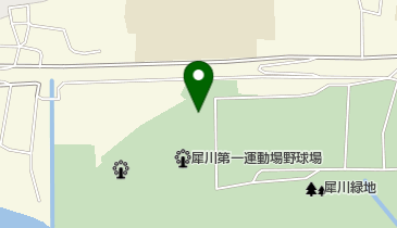 犀川第一運動場マレットゴルフ場の地図画像