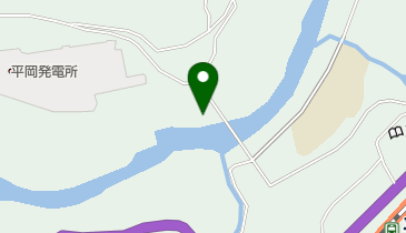 中部電力平岡出張所前広場の地図画像