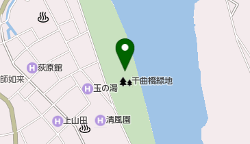 信州千曲市千曲川納涼煙火大会の地図画像