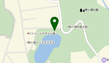 大沼湖の地図画像