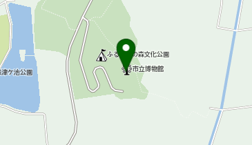 中野市立博物館の地図画像