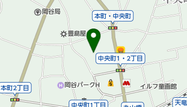 岡谷太鼓祭りの地図画像