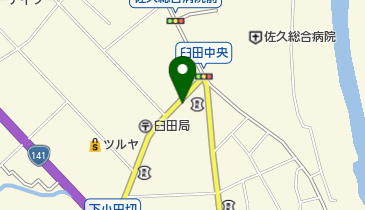 臼田小満祭の地図画像