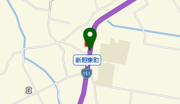 新野の盆踊の地図画像