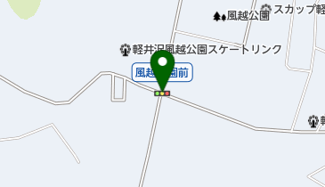 軽井沢サイクリング野鳥・野草コースの地図画像