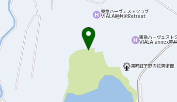 軽井沢タリアセンの地図画像