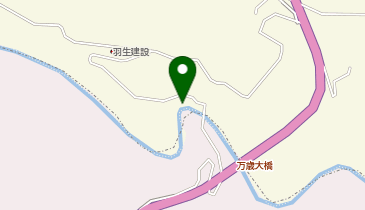 阿智川万歳橋付近の地図画像
