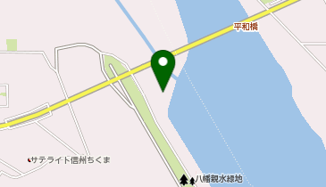 千曲川平和橋付近の地図画像