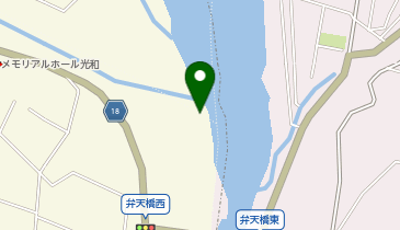 松川・天竜川合流部付近の地図画像