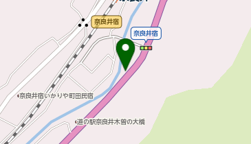 奈良井川の地図画像