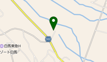 白馬八方ニレ池フィッシングセンターの地図画像