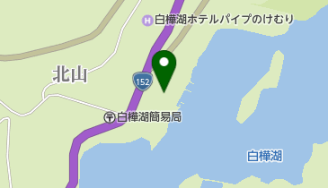 白樺湖一周遊覧の地図画像