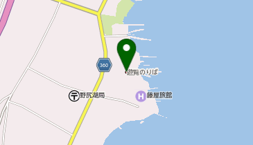 野尻湖一周の地図画像