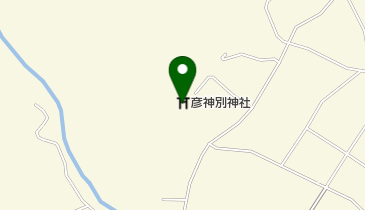 健御名方富命彦神別神社の地図画像