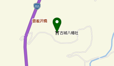 古城八幡社の地図画像
