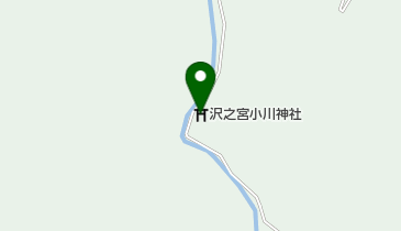 沢之宮小川神社の地図画像
