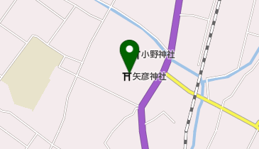 矢彦神社の地図画像