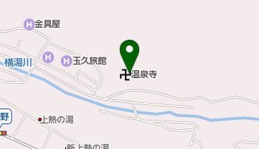 温泉寺の地図画像