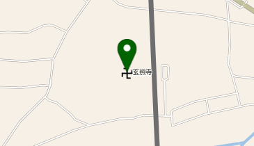 玄照寺の地図画像