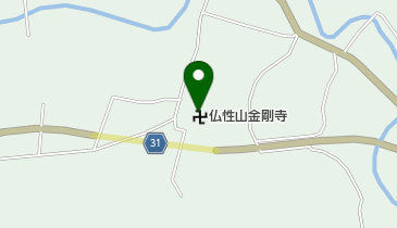 仏性山金剛寺の地図画像