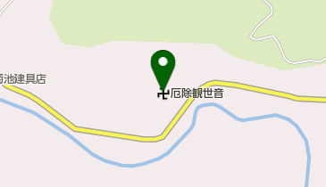 厄除観世音の地図画像