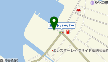 諏訪湖ヨットハーバーの地図画像