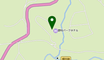 横谷峡温泉蓼科グリーンバレーの地図画像