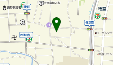 権堂温泉テルメDOMEの地図画像