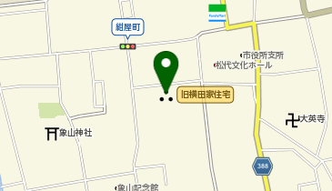 旧横田家住宅の地図画像