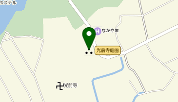 光前寺庭園の地図画像