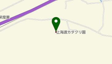 上海渡カタクリ園の地図画像