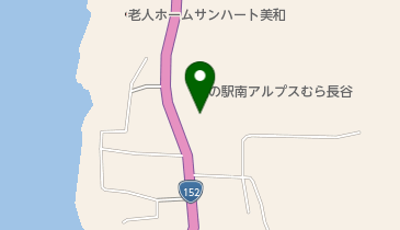 南アルプス長谷ビジターセンターの地図画像