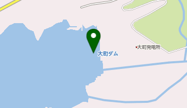 大町ダムの地図画像