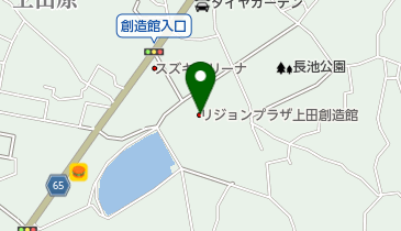 上田創造館の地図画像