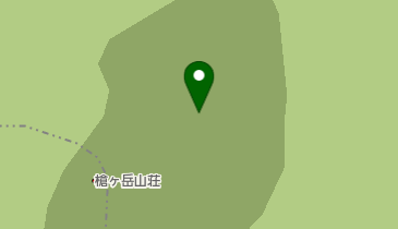 槍ケ岳の地図画像